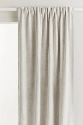 2-pack blackout curtain lengths - White - Home All | H&M GB