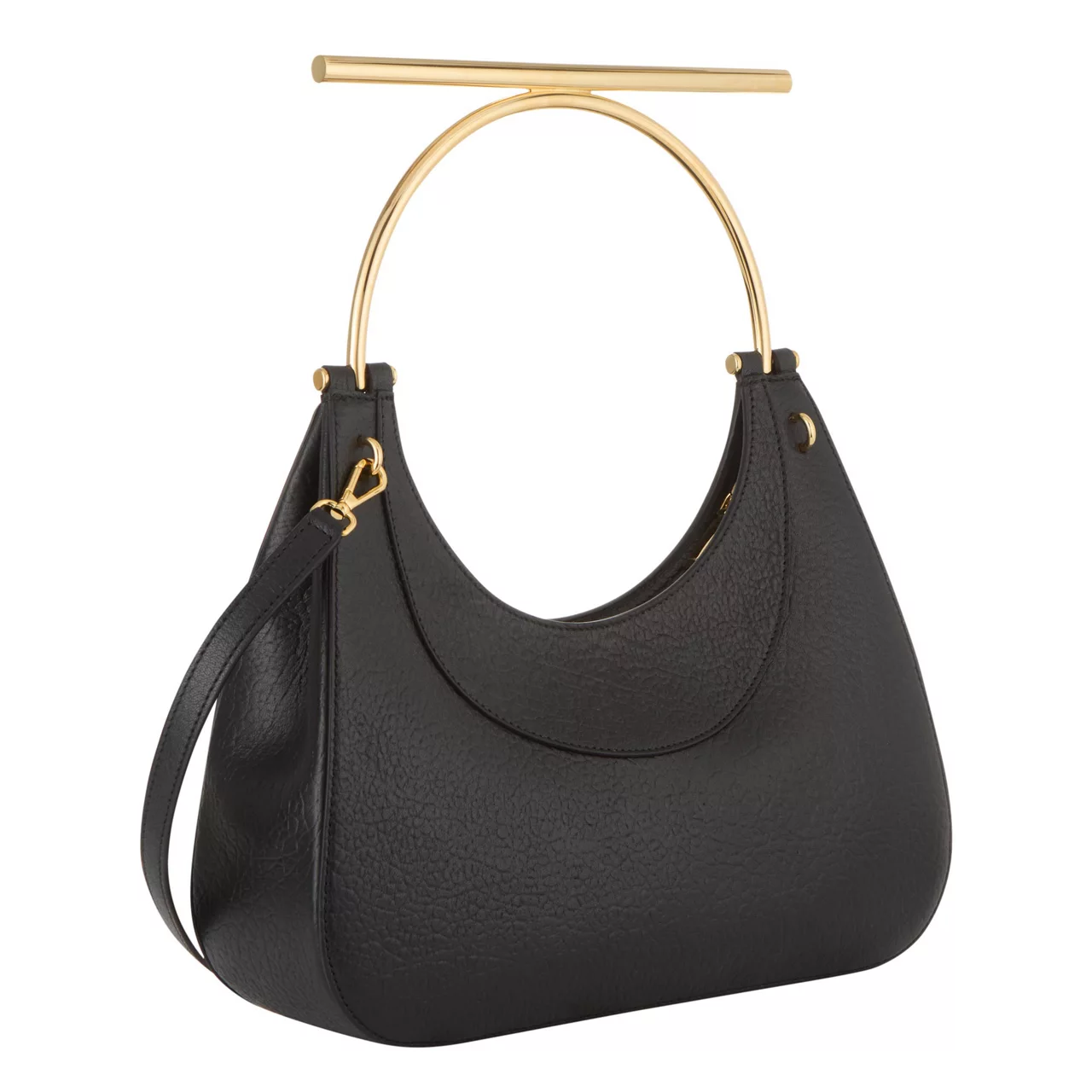 ALEXANDER MCQUEEN Cross-Bar Shoulder Bag - BlackGold