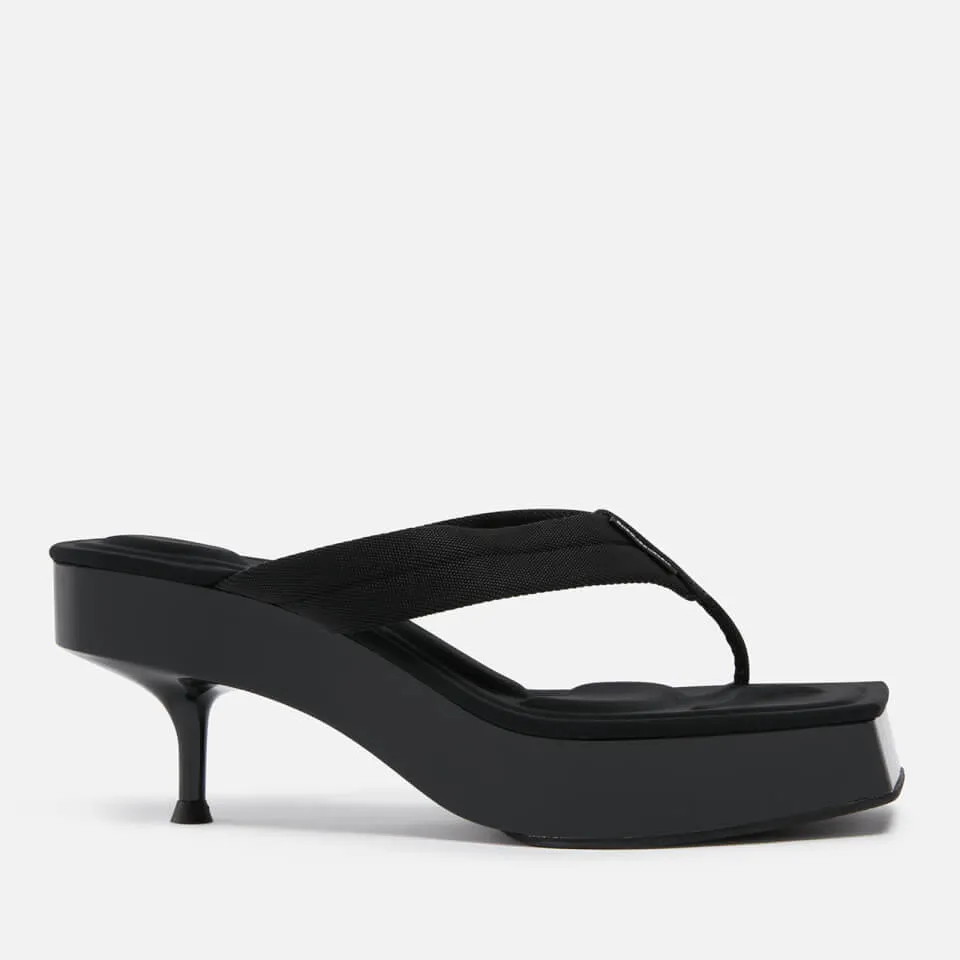 Alexander Wang Jessi Nylon Platform Mules - UK 3 | Coggles