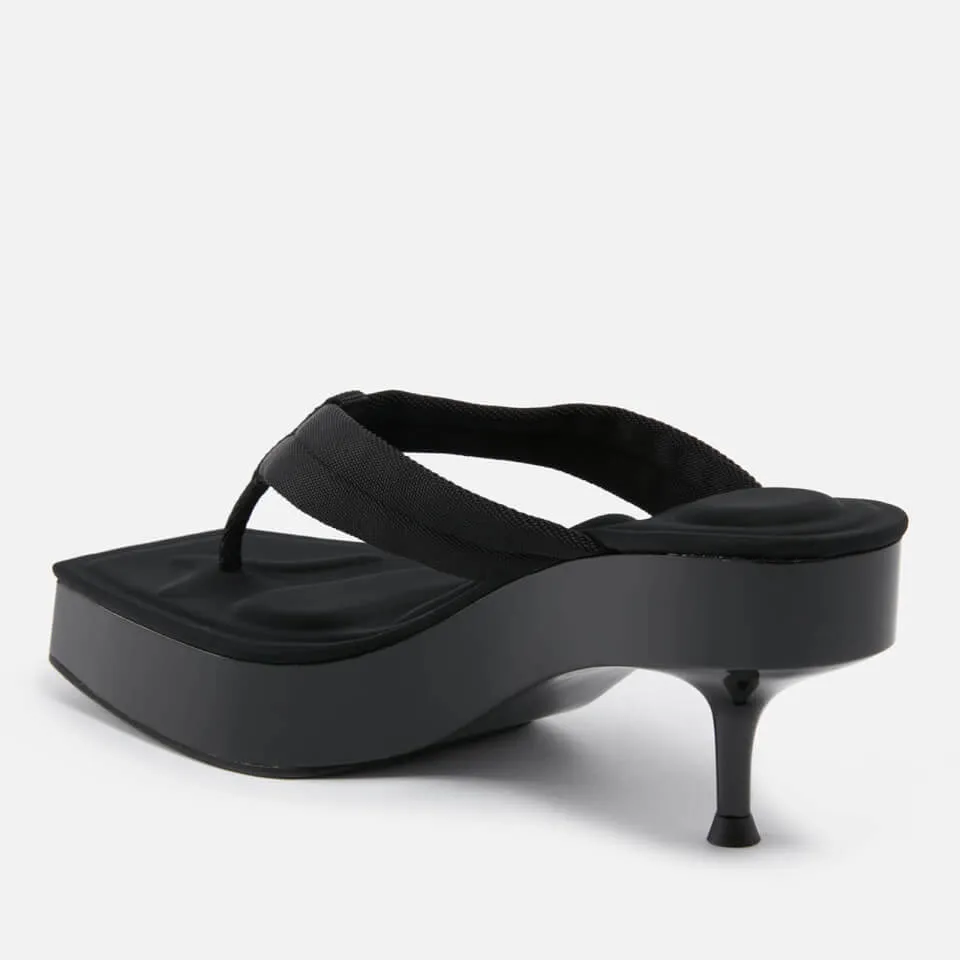 Alexander Wang Jessi Nylon Platform Mules - UK 3 | Coggles