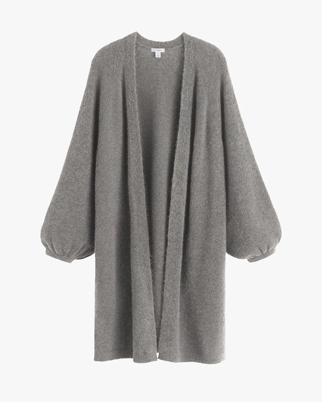 Alpaca Wool Long Cardigan