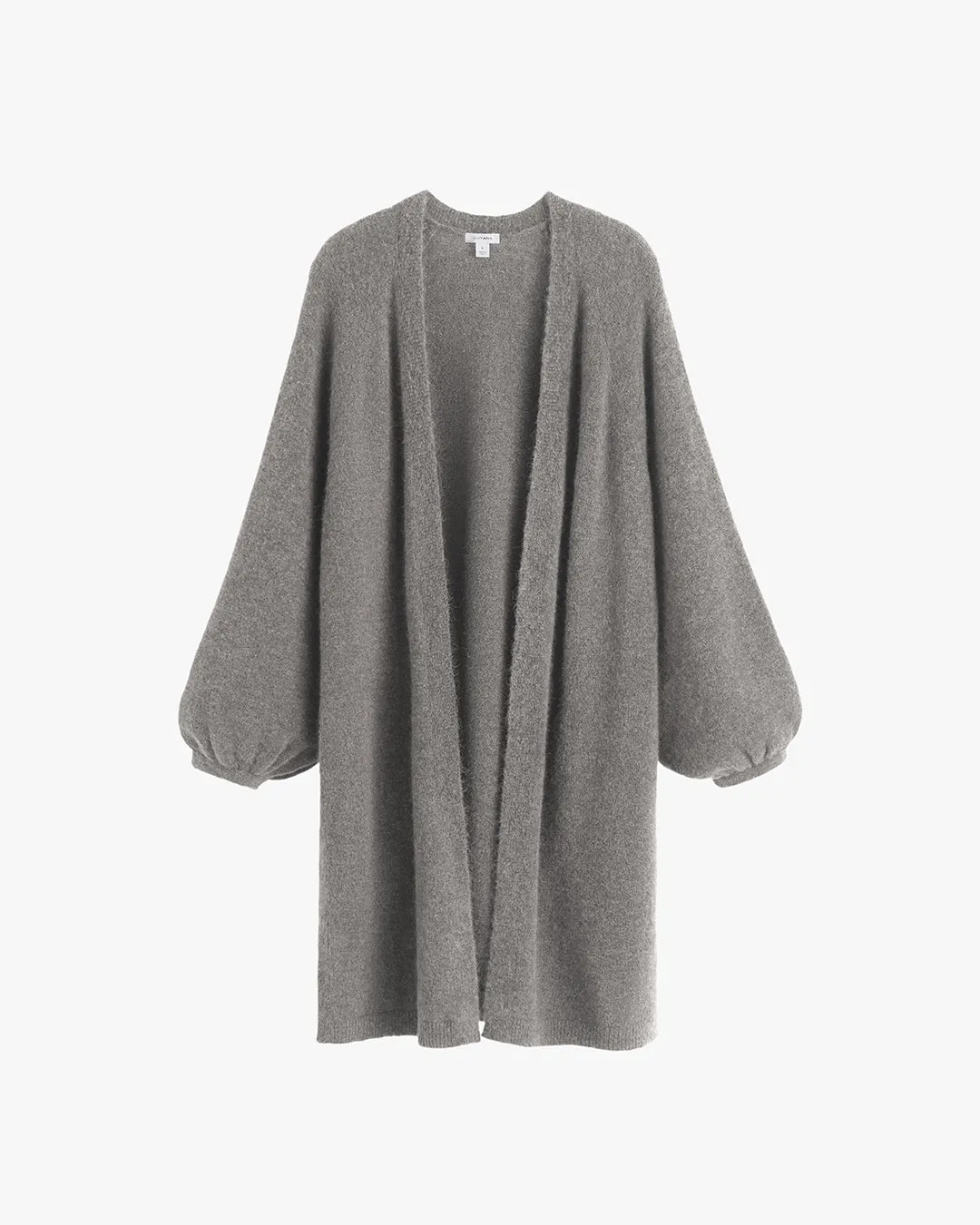 Alpaca Wool Long Cardigan