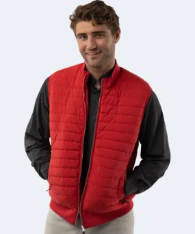 American Heritage Red Quilted Vest