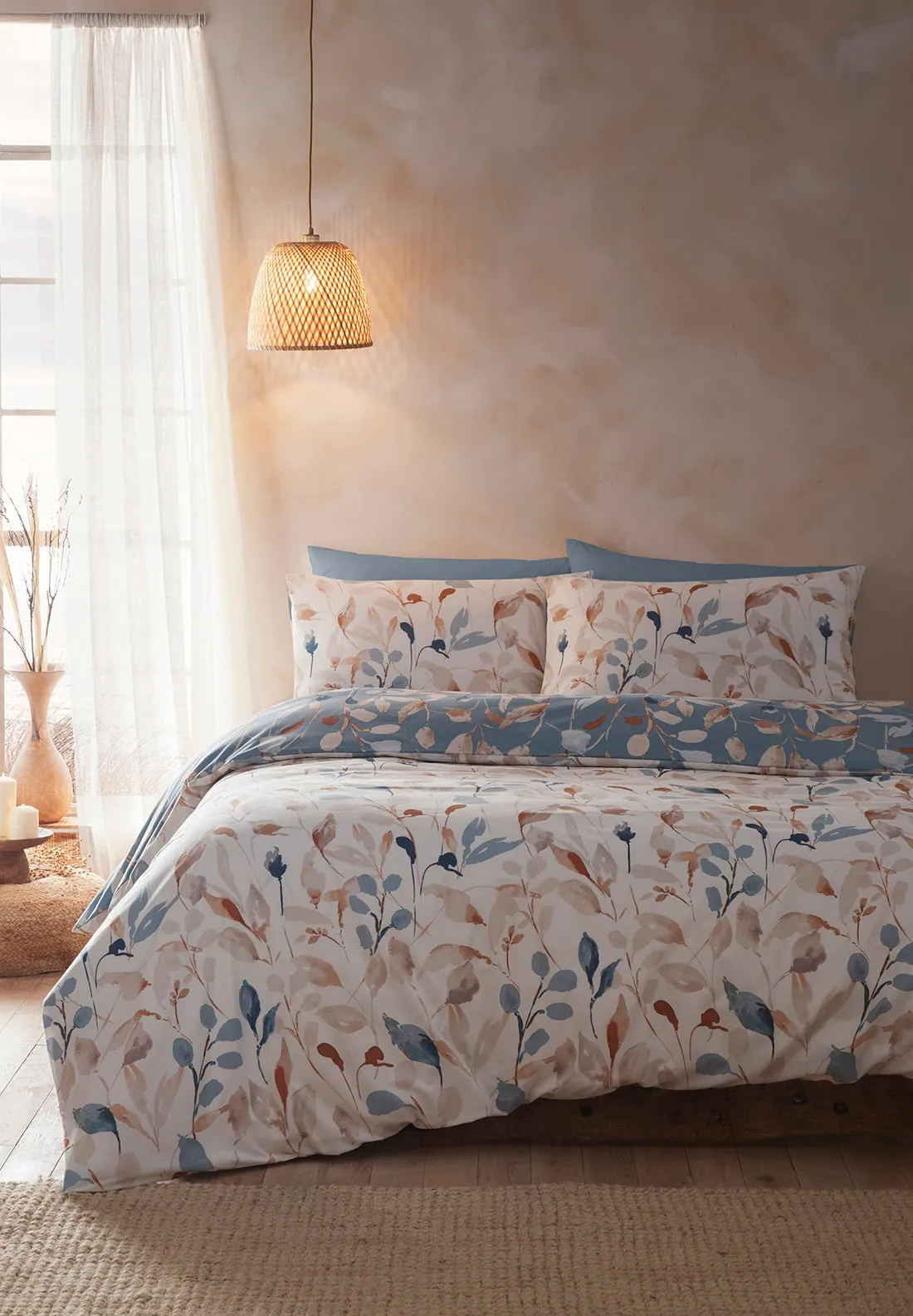 Amina Duvet Cover Set - Blue