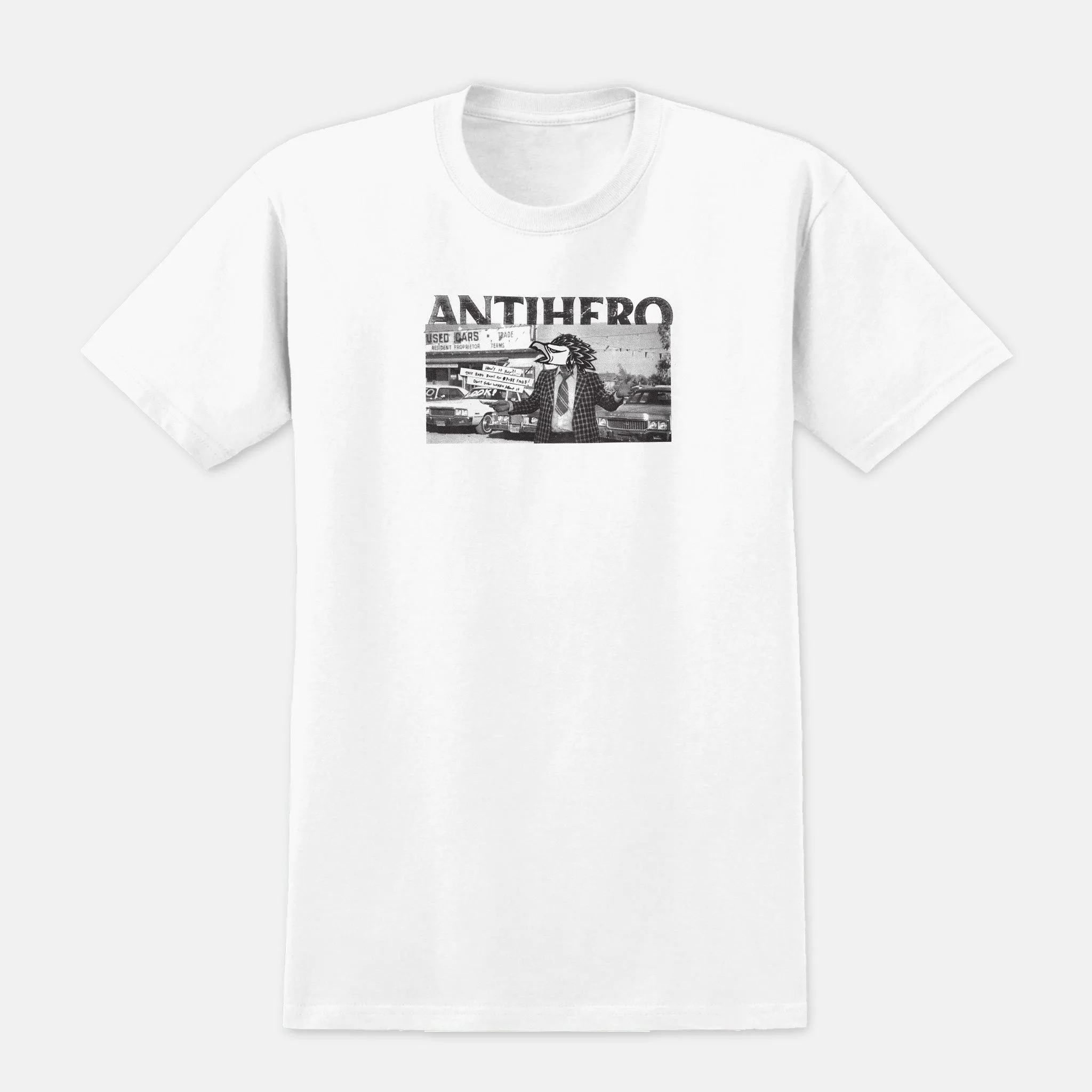 Anti Hero Skateboards - Pure Stoke T-Shirt - White / Black