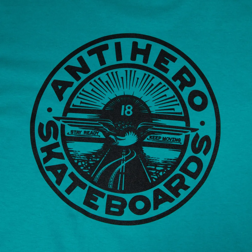 Anti Hero Skateboards - Stay Ready T-Shirt - Jade Dome / Black