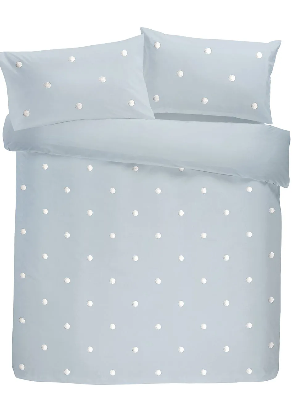 Appletree Dot Garden Blue Duvet Cover Set