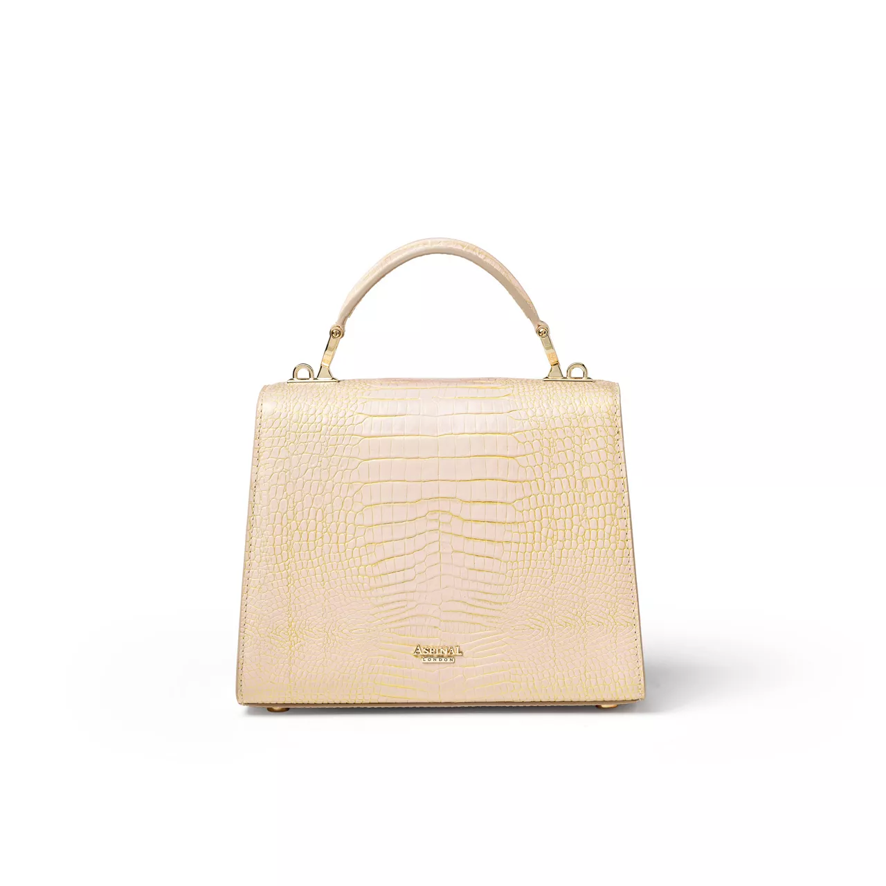 ASPINAL OF LONDON ONLINE EXCLUSIVE Mayfair® 2  Midi Shoulder Bag - Champagne