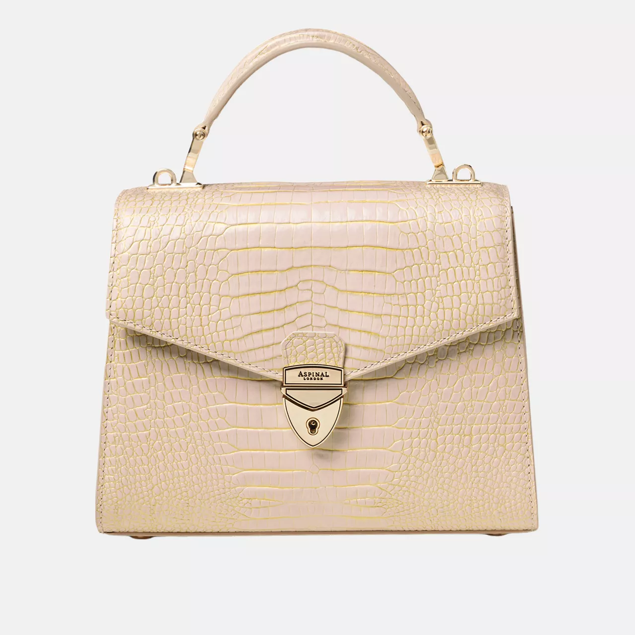 ASPINAL OF LONDON ONLINE EXCLUSIVE Mayfair® 2  Midi Shoulder Bag - Champagne