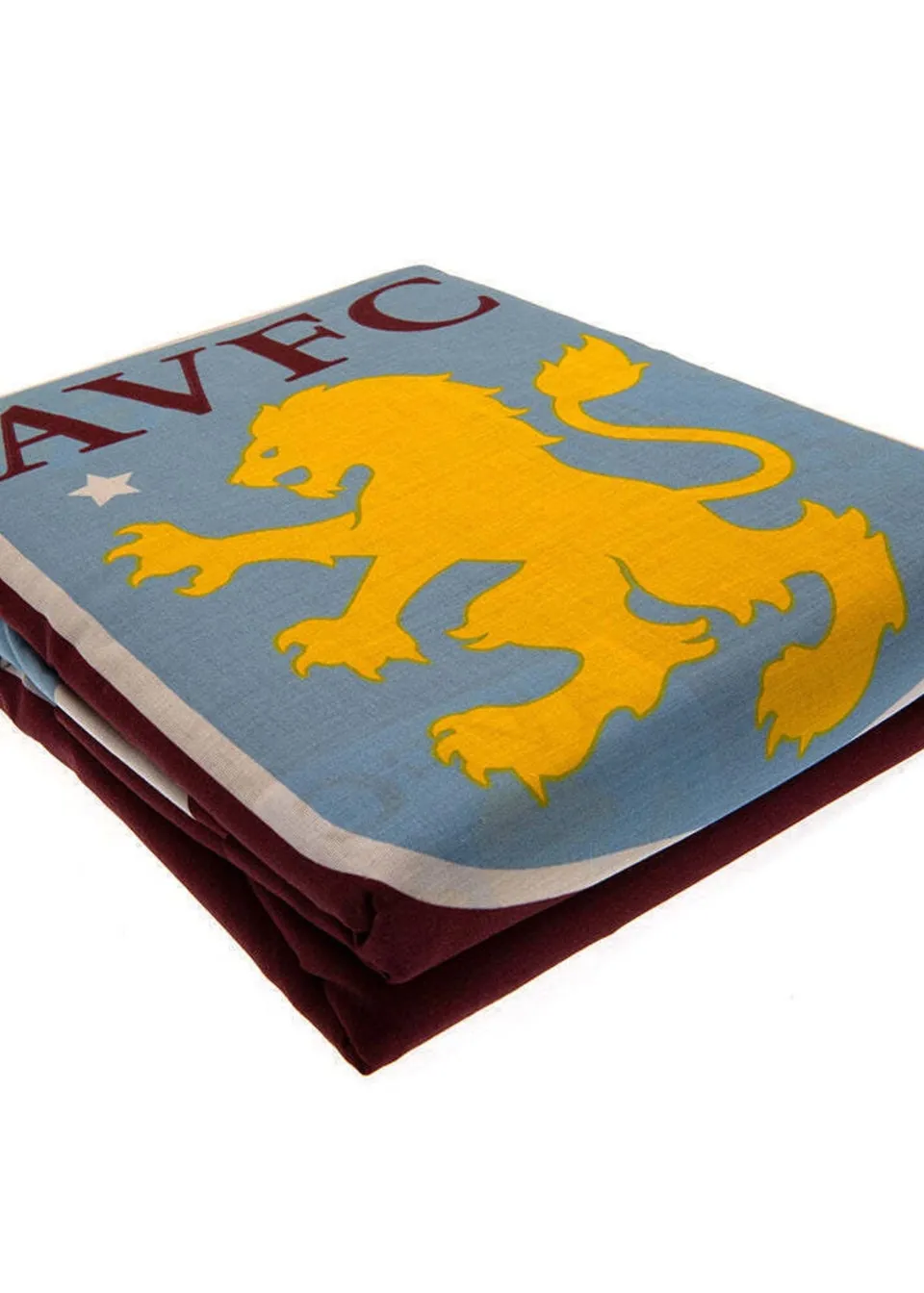 Aston Villa FC Burgundy Pulse Reversible Duvet Cover Set