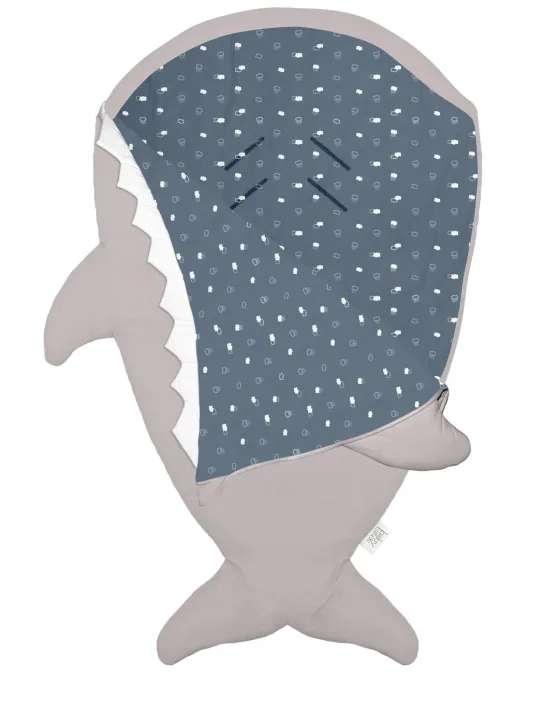 BABY BITES   Shark cotton baby sleeping bag 