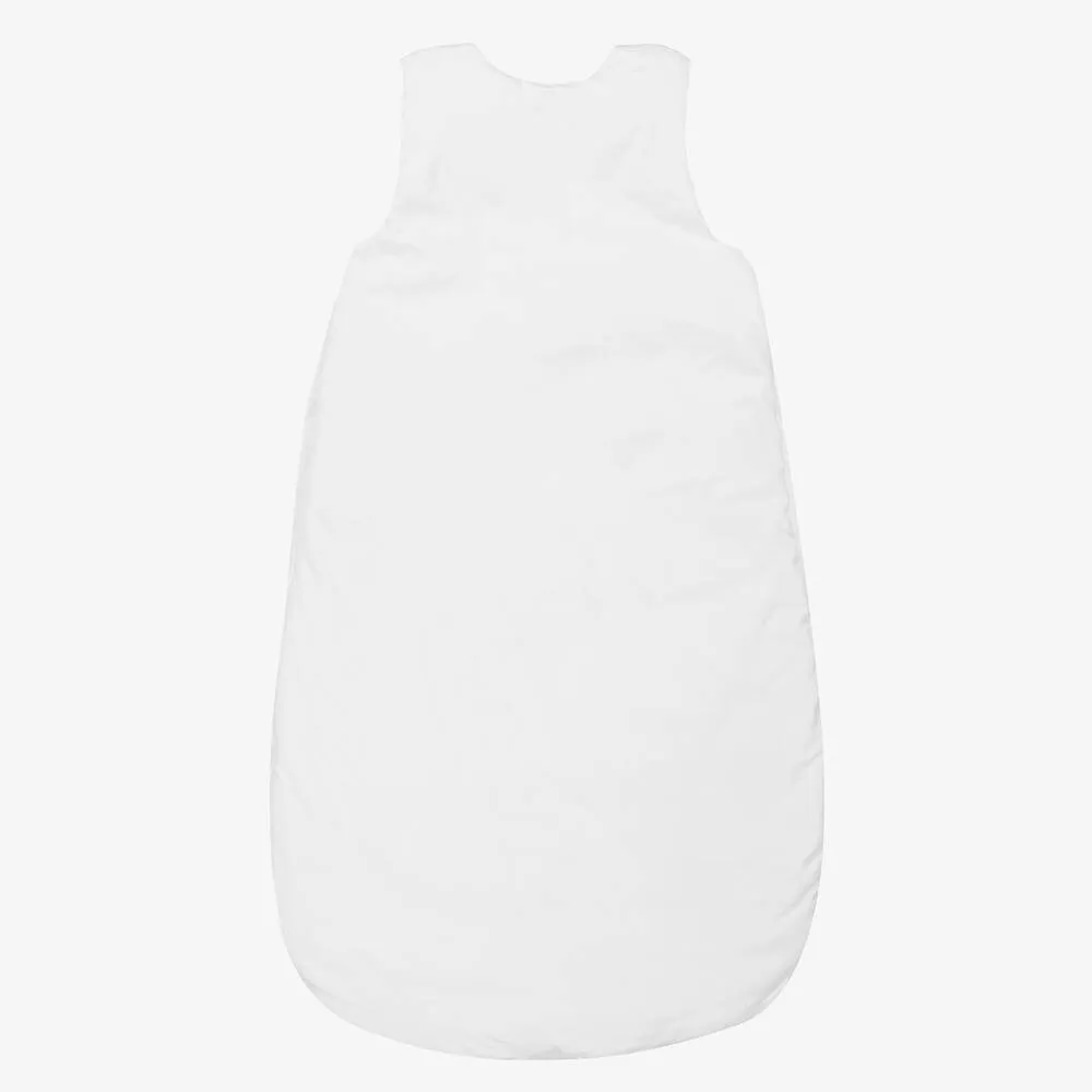 Baby Girls Ivory Cotton Sleeping Bag (85cm)