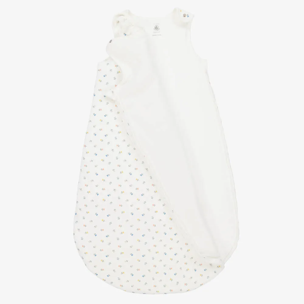 Baby Girls Ivory Tulip Sleeping Bag