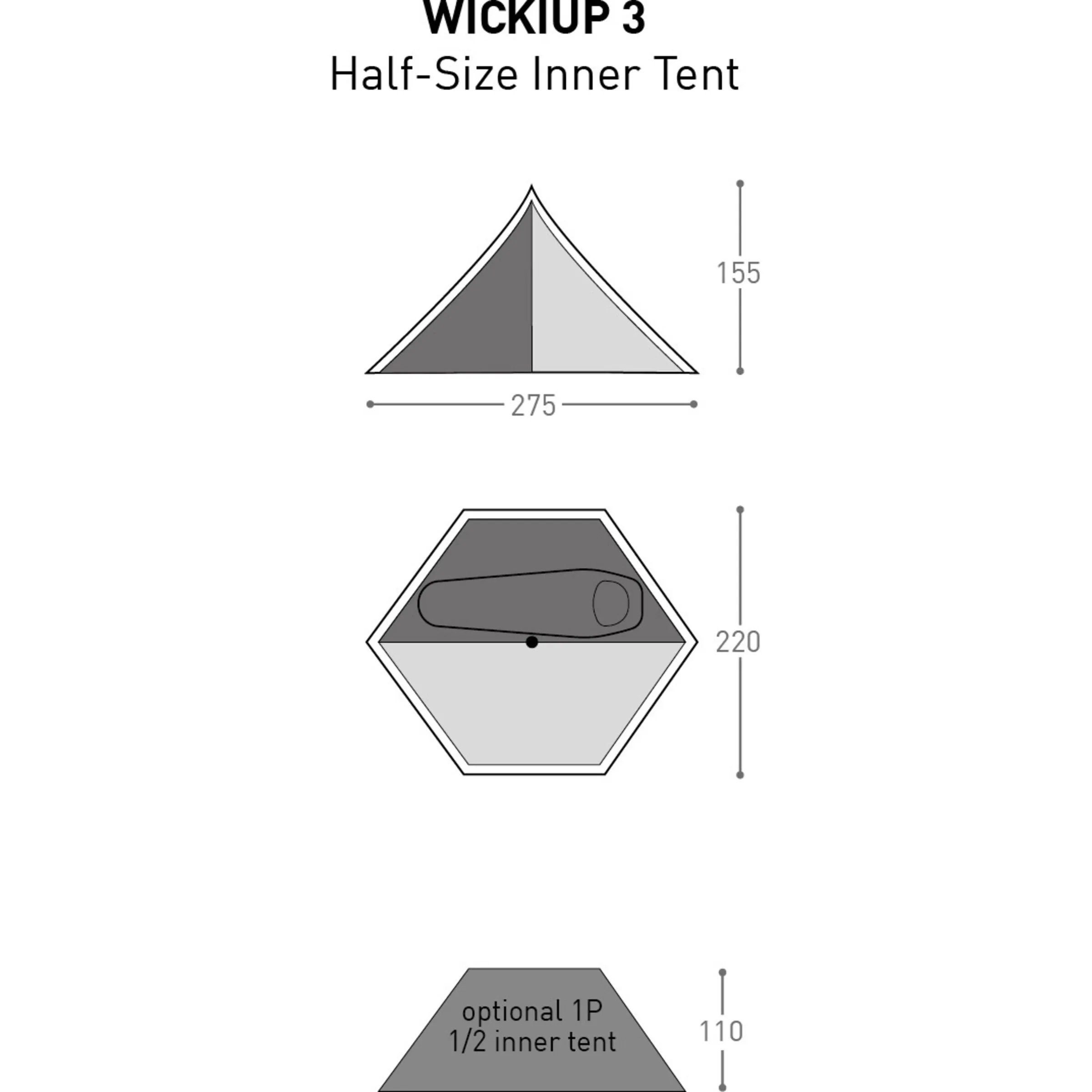 Bach Wickiup 3 Half Size Inner Tent