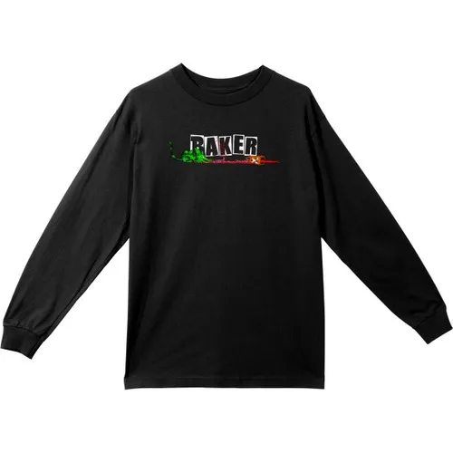 Baker Skateboards Longsleeve Shirt Toxic Rats Black