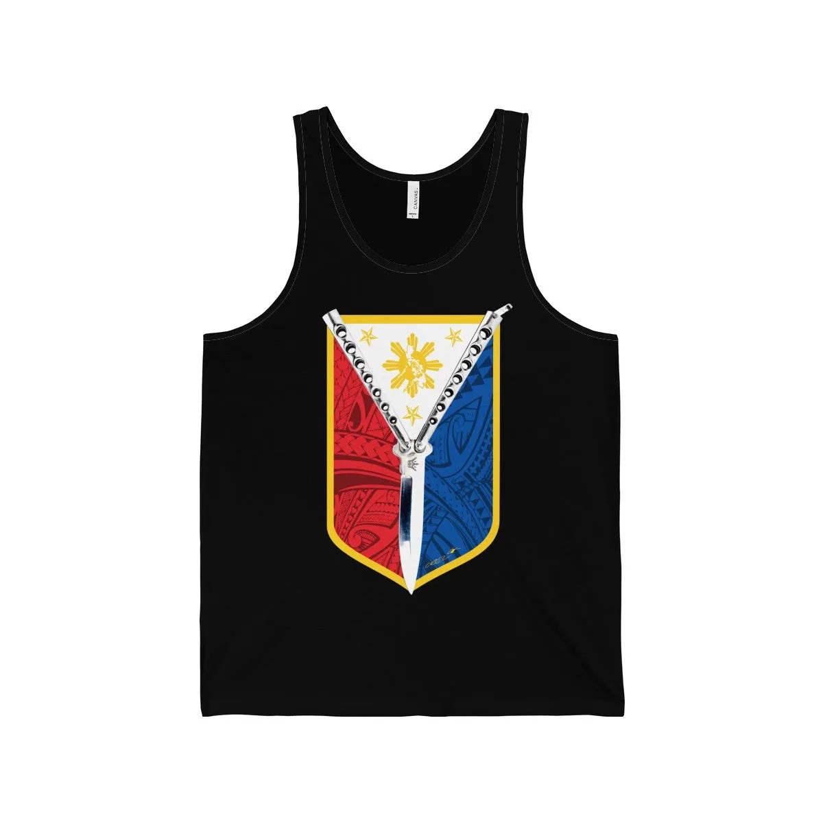 Balisong Shield Tank Top