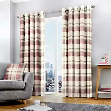 Balmoral Pair of Eyelet Lined Curtains | Kaleidoscope