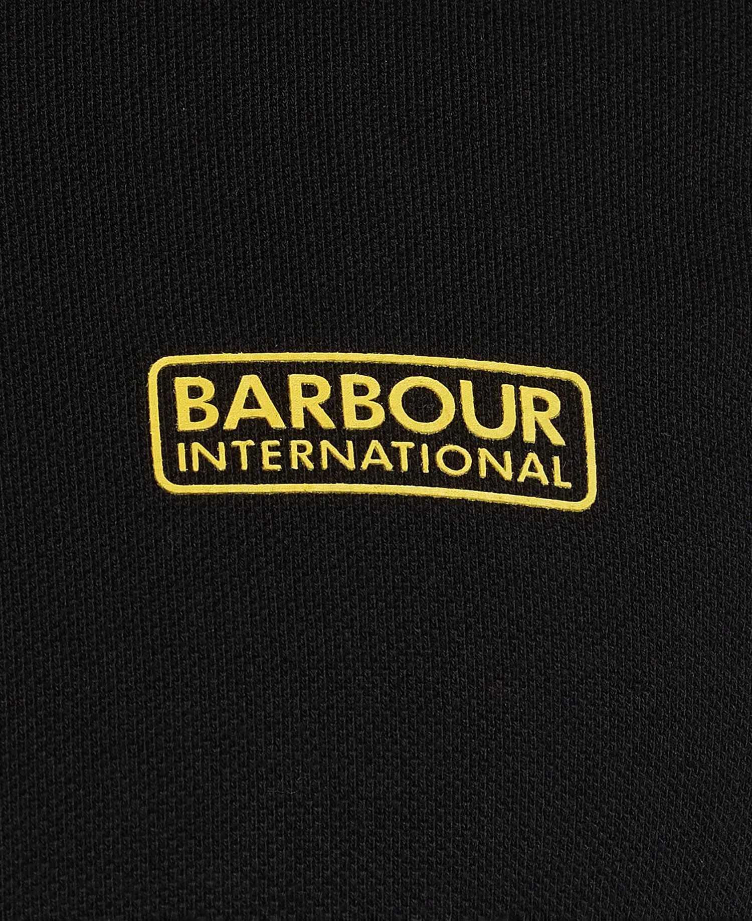 BARBOUR INTERNATIONAL ESSENTIAL POLO BLACK