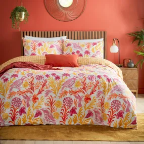 Bedding | Alentejo Floral Bird Duvet Cover Set | Furn