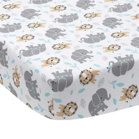 Bedtime Originals Jungle Fun Fitted Crib Sheet