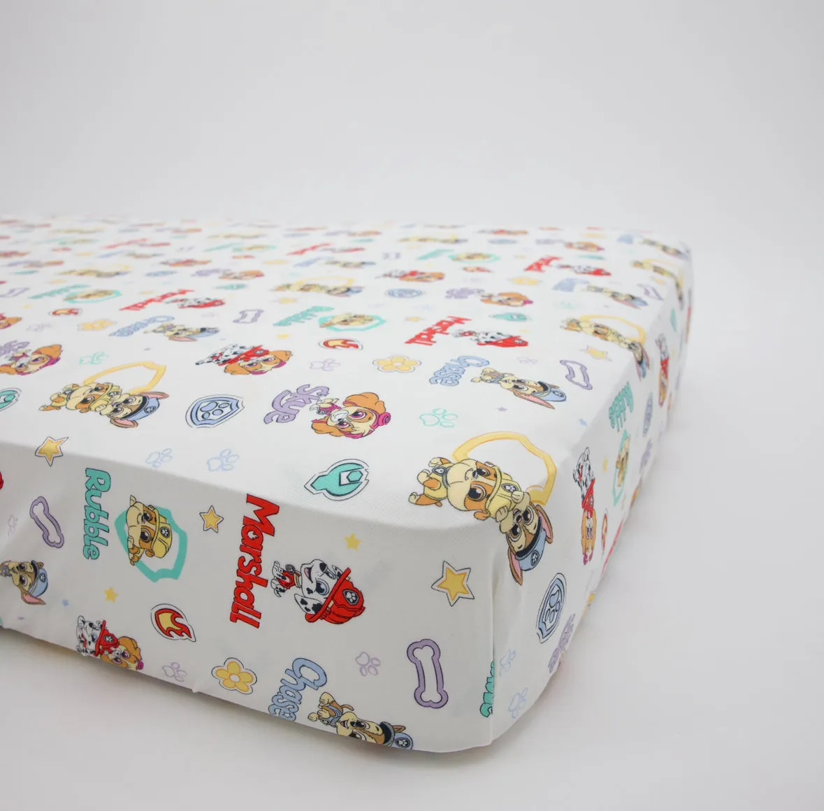 Bellabu Bear Fitted Crib Sheet - PAW Patrol Playful Pups