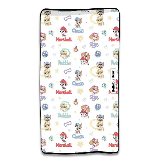 Bellabu Bear Fitted Crib Sheet - PAW Patrol Playful Pups