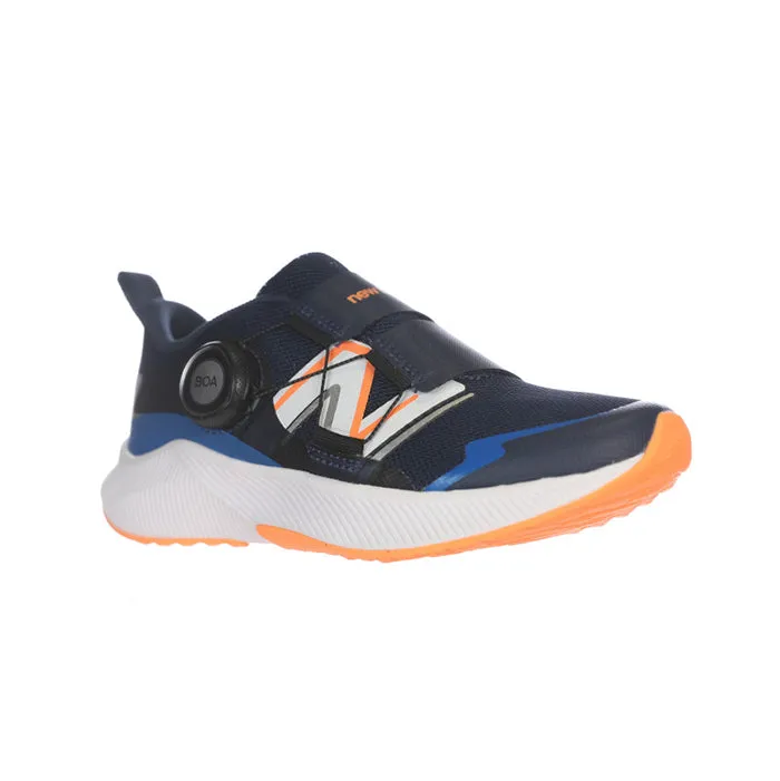 Big Boy New Balance Dynasoft Reveal v4 Boa in Nb Navy/Hot Mango