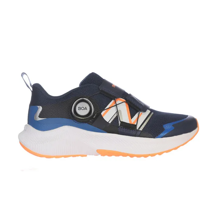 Big Boy New Balance Dynasoft Reveal v4 Boa in Nb Navy/Hot Mango