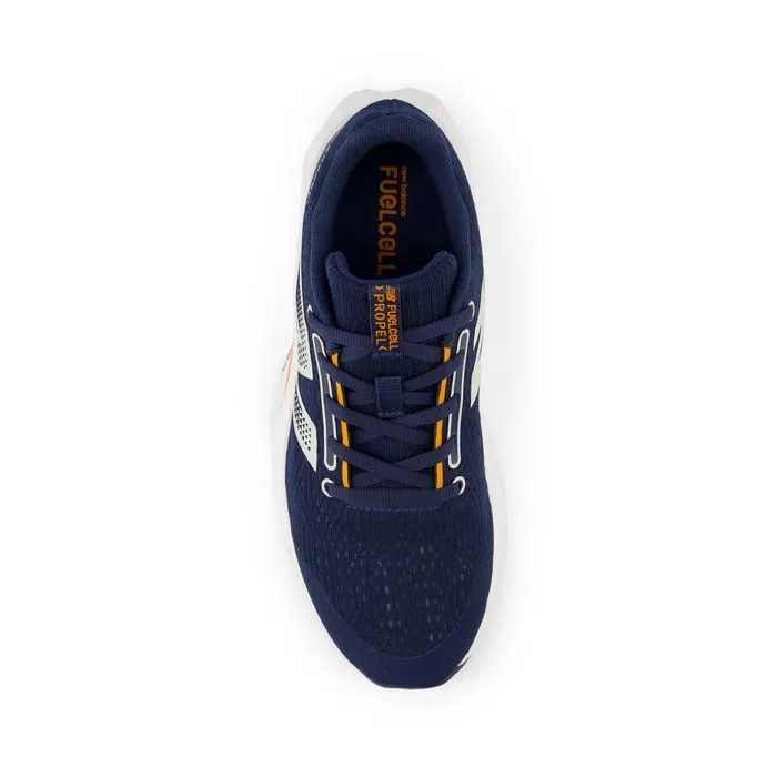 Big Boy New Balance FuelCell Propel v5 in Nb Navy/Sun Glow/Grey Matter