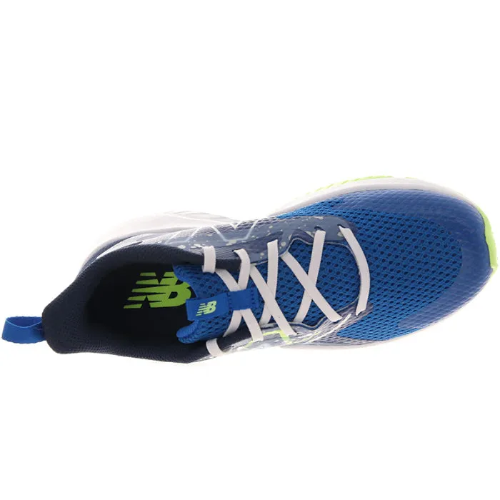 Big Boy New Balance Rave Run v2 Lace in Team Royal/Blue Oasis/Bleached Lime Glo