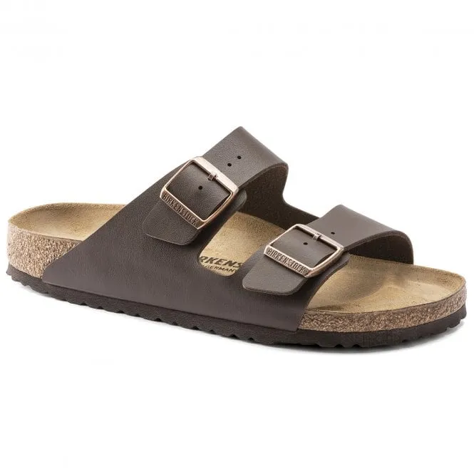 BIRKENSTOCK  Unisex Arizona (0051701) Dark Brown Double Strap Buckle Mules