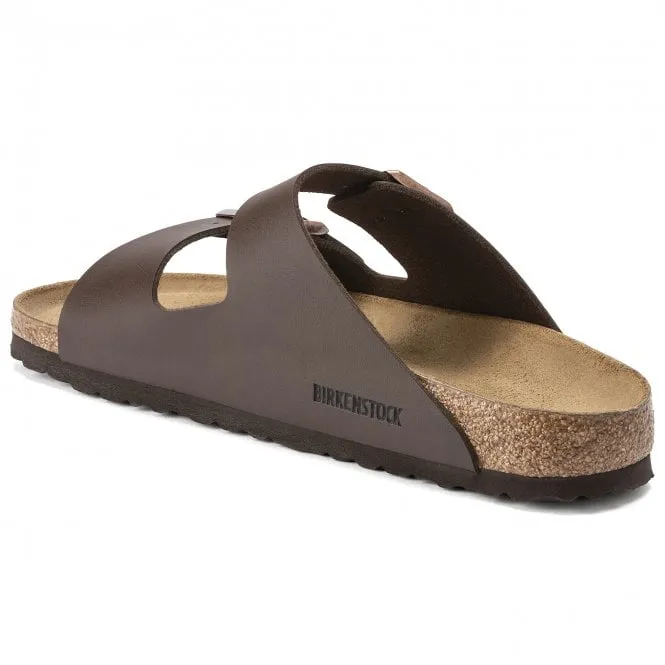 BIRKENSTOCK  Unisex Arizona (0051701) Dark Brown Double Strap Buckle Mules