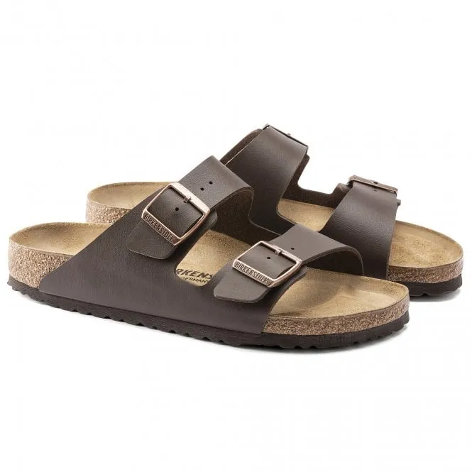 BIRKENSTOCK  Unisex Arizona (0051701) Dark Brown Double Strap Buckle Mules