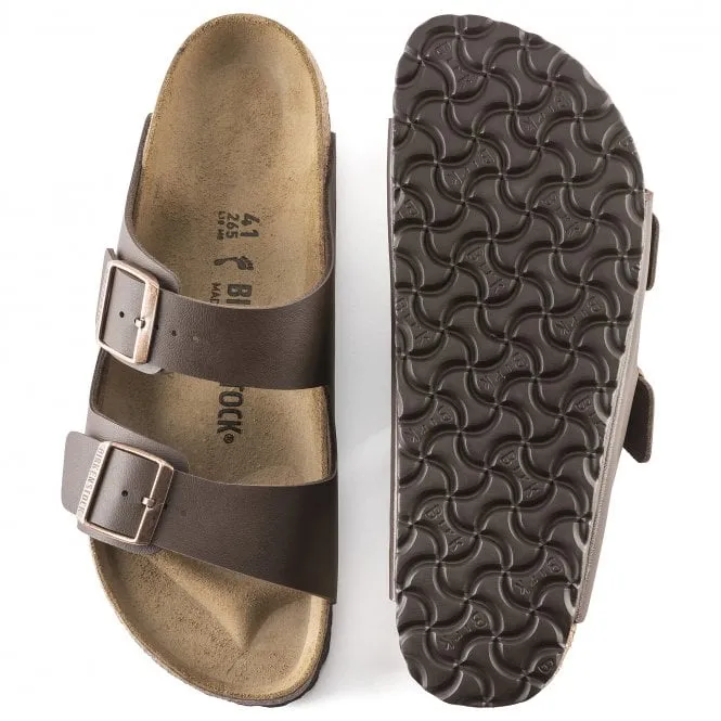 BIRKENSTOCK  Unisex Arizona (0051701) Dark Brown Double Strap Buckle Mules