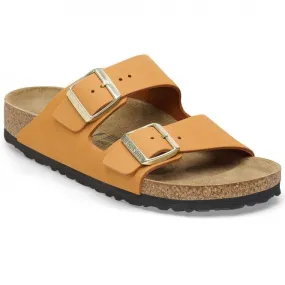 BIRKENSTOCK  Womens Arizona Burnt Orange Double Strap Mules 1026732