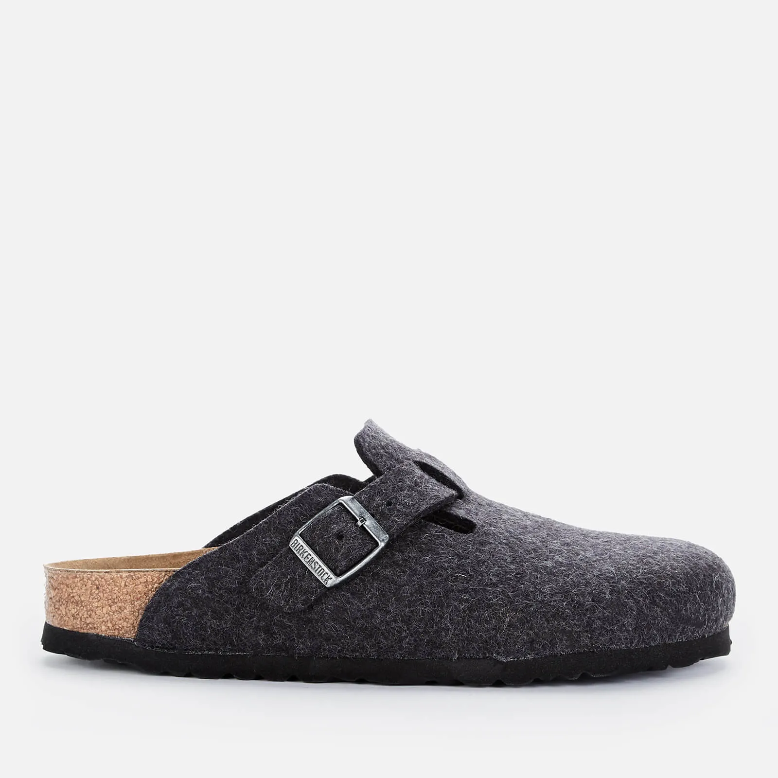 Birkenstock Women's Boston Felt Mules - Anthracite - UK 3.5 | Coggles