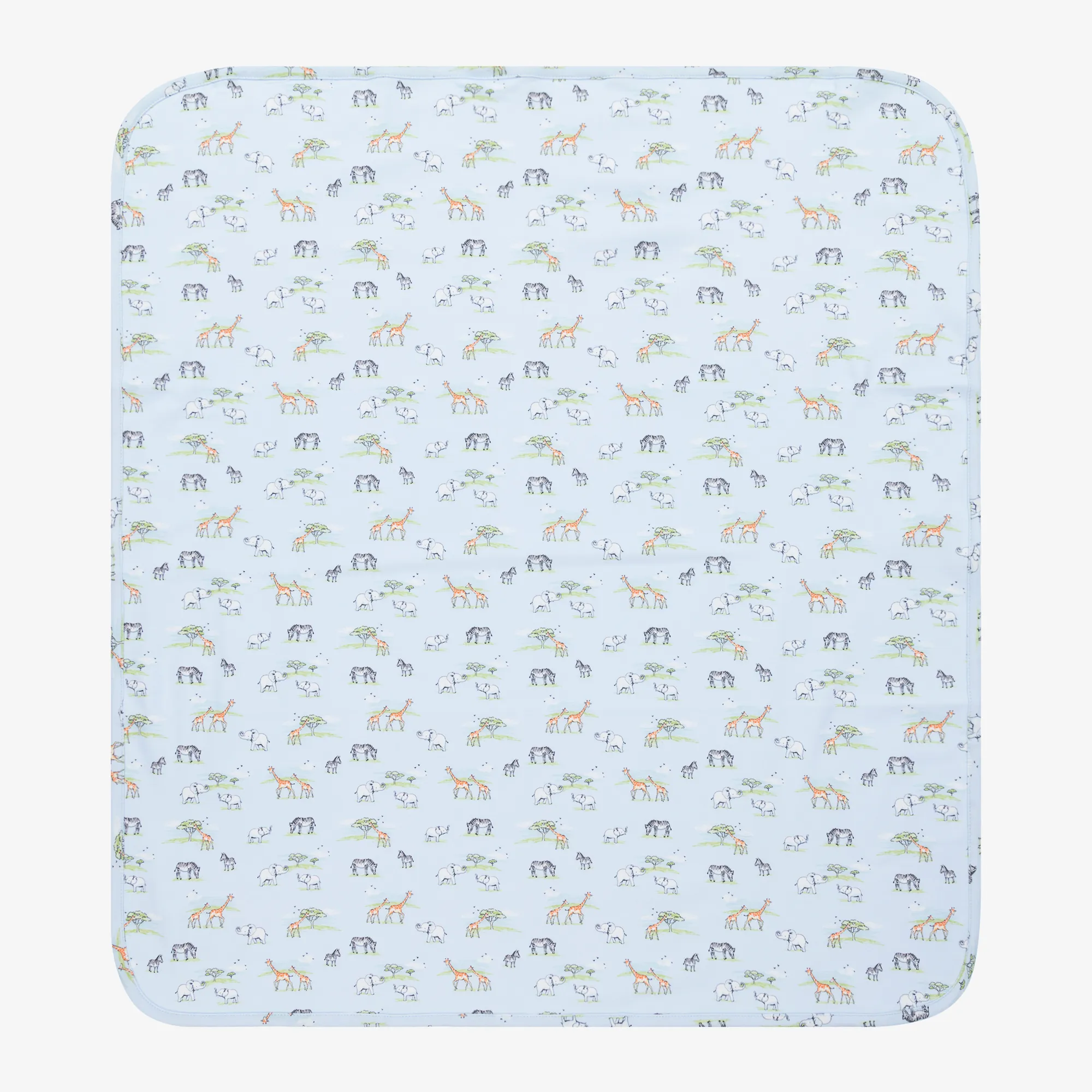 Blue Jungle Oasis Pima Cotton Blanket (73cm)