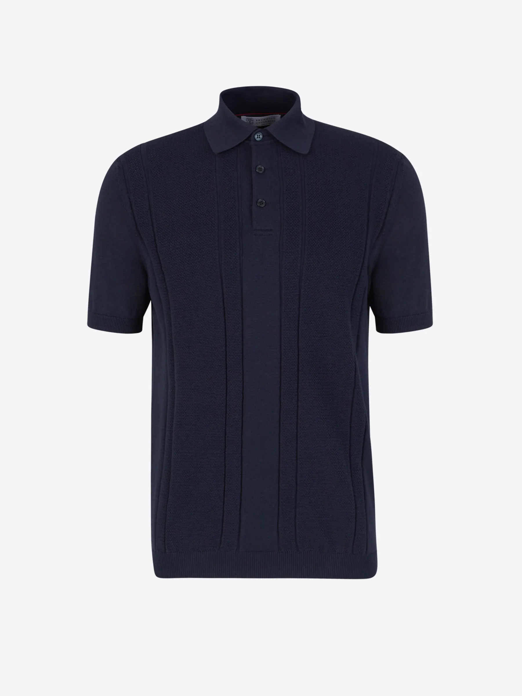 Brunello Cucinelli Textured Cotton Polo 