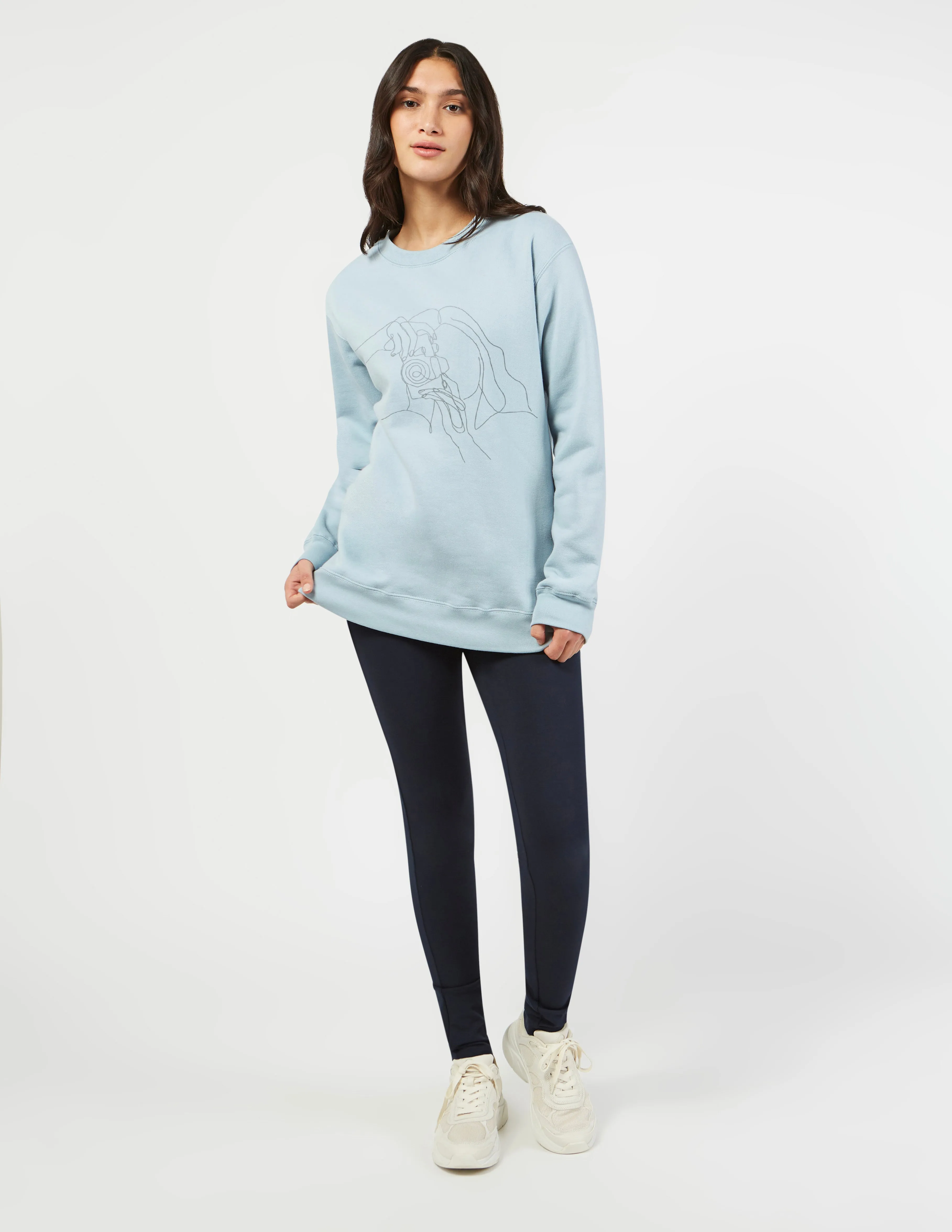 CHANDAIL MOLLETONN RELAX THE CAMERA||THE CAMERA RELAX SWEATSHIRT