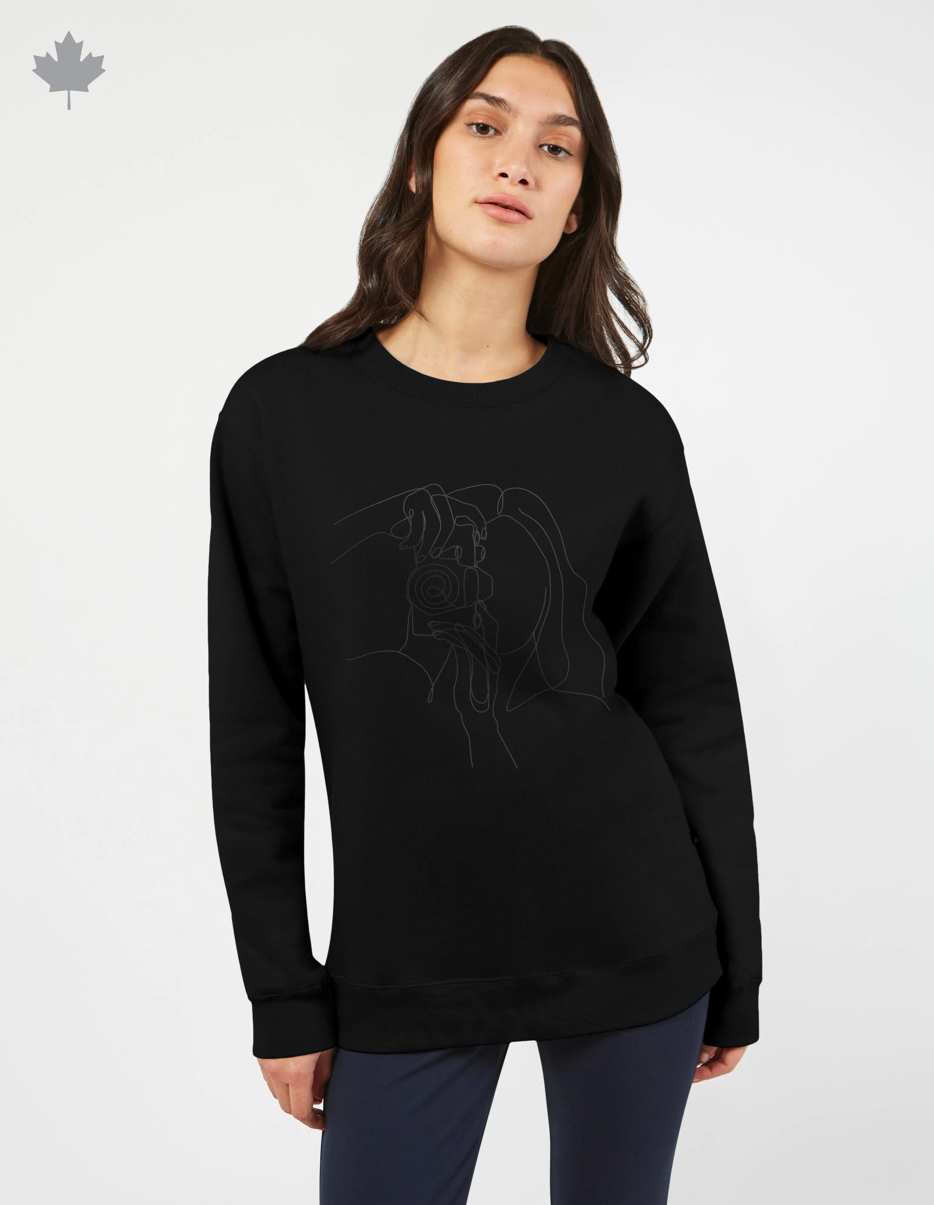 CHANDAIL MOLLETONN RELAX THE CAMERA||THE CAMERA RELAX SWEATSHIRT