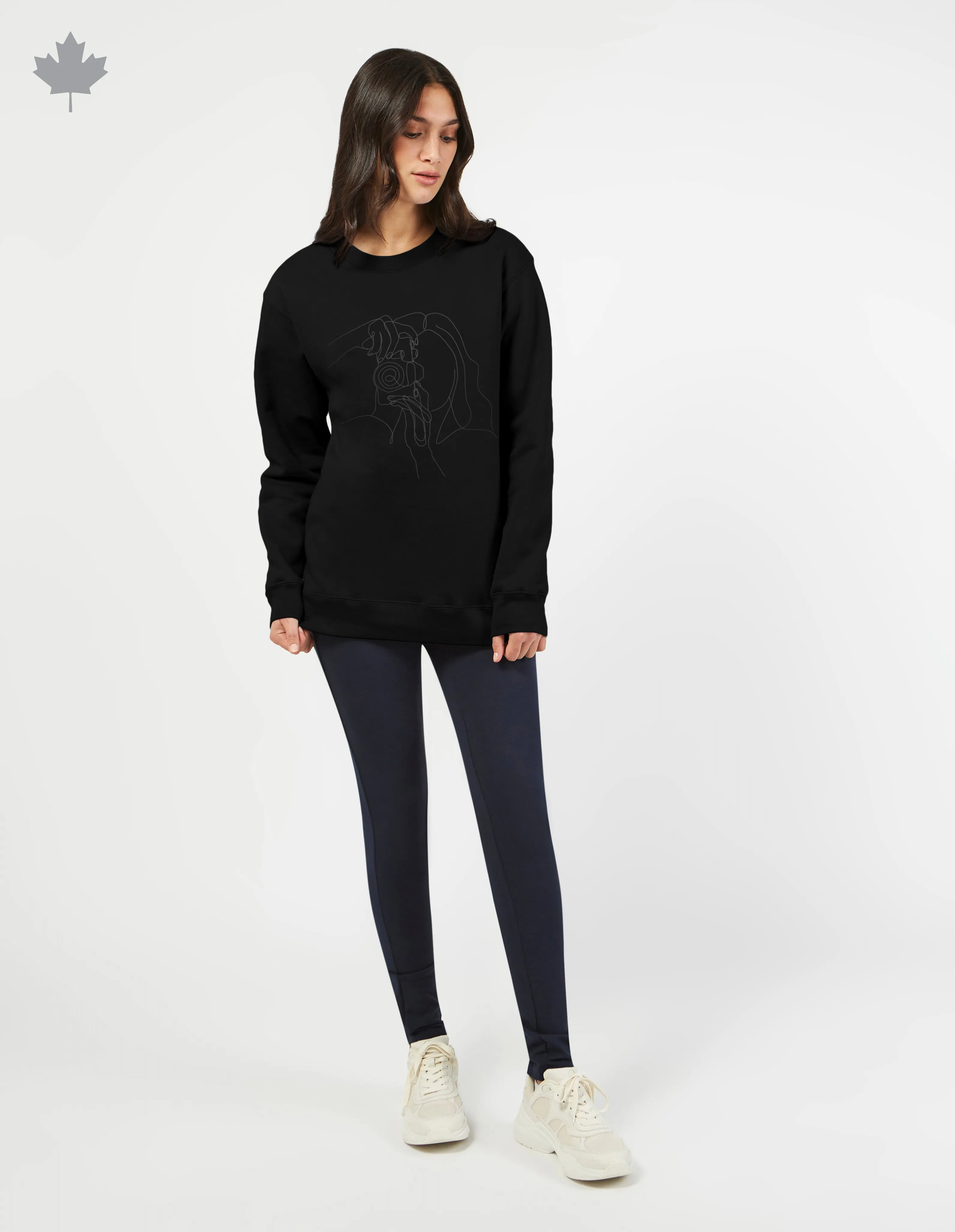 CHANDAIL MOLLETONN RELAX THE CAMERA||THE CAMERA RELAX SWEATSHIRT