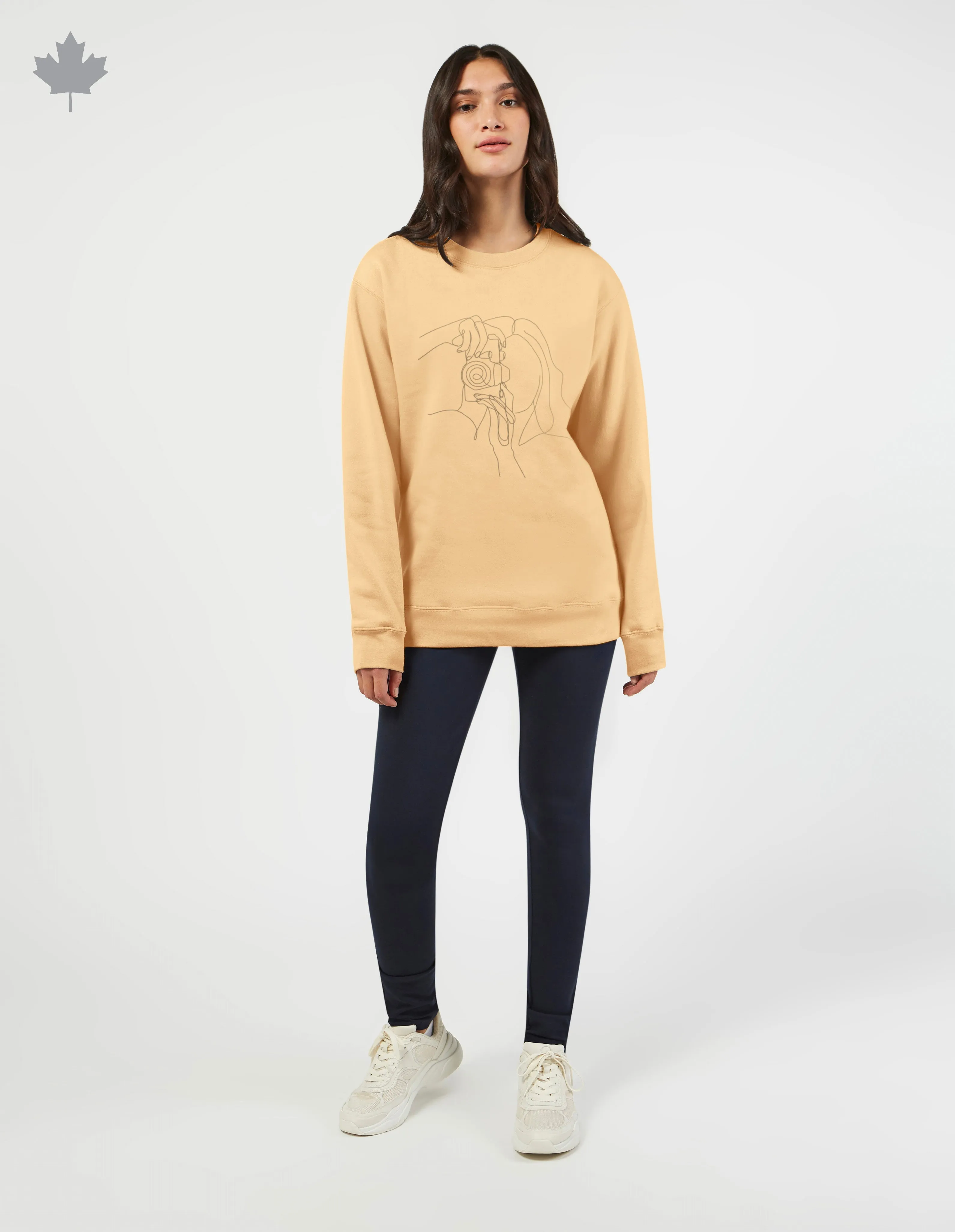 CHANDAIL MOLLETONN RELAX THE CAMERA||THE CAMERA RELAX SWEATSHIRT