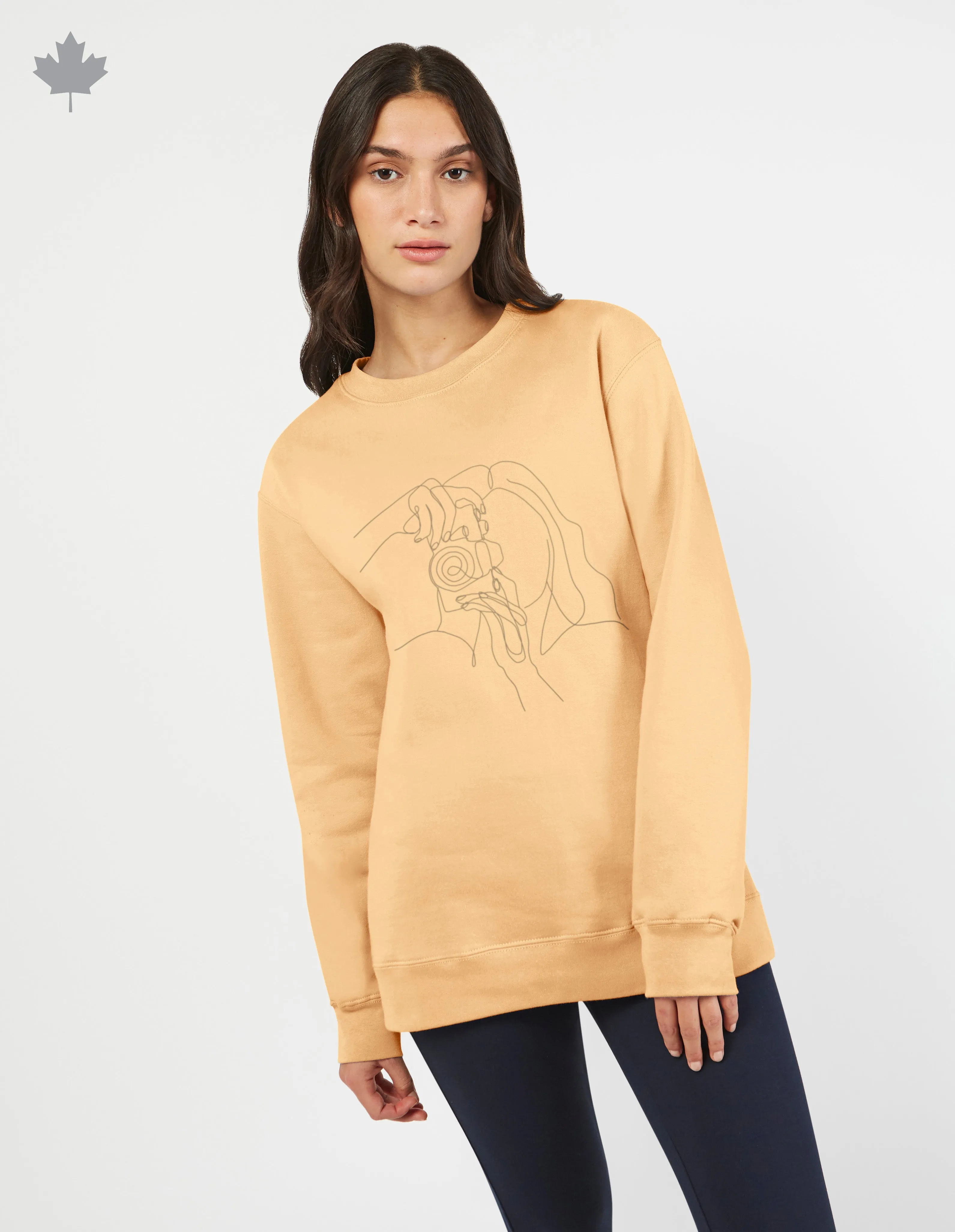 CHANDAIL MOLLETONN RELAX THE CAMERA||THE CAMERA RELAX SWEATSHIRT