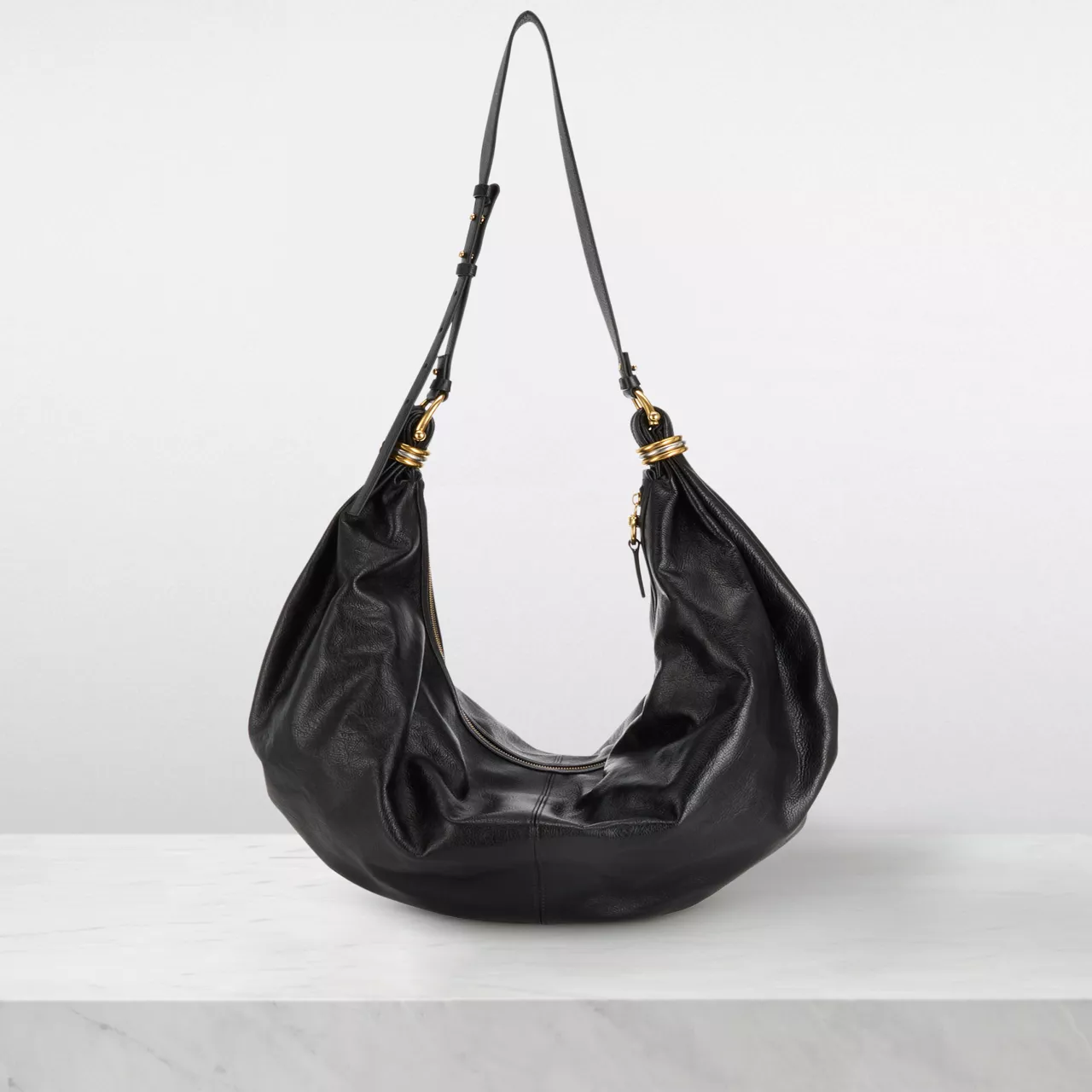 CHLOÉ The Sustainable Edit Bracelet Shoulder Bag - Black