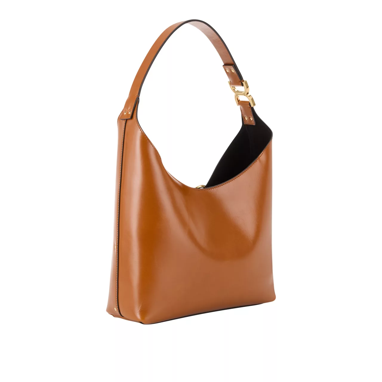 CHLOÉ The Sustainable Edit Marcie Small Hobo Shoulder Bag - Clay Brown