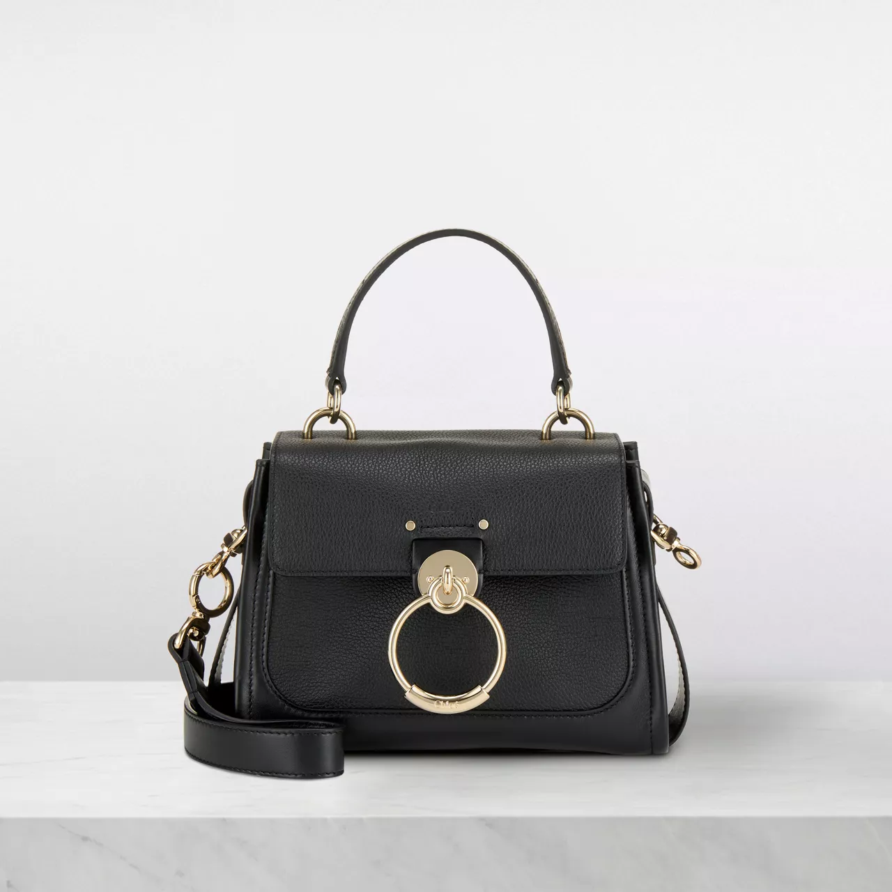 CHLOÉ The Sustainable Edit Tess Day Shoulder Bag - Black