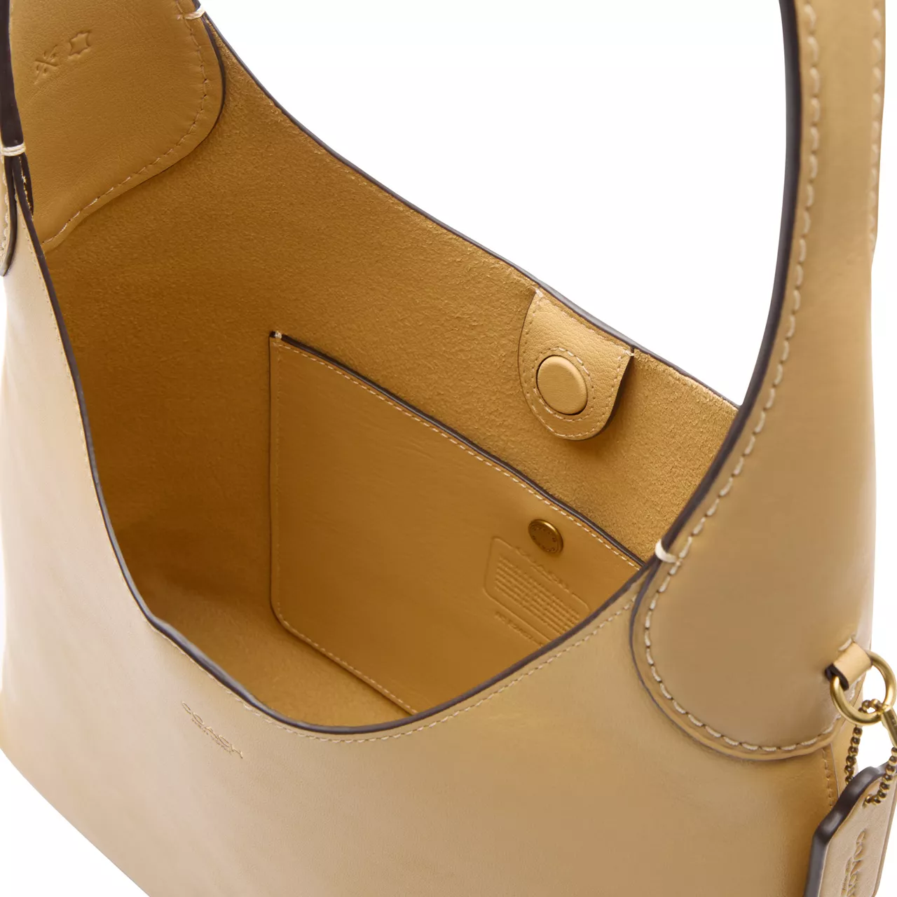 COACH Brooklyn Medium Shoulder Bag - Tan