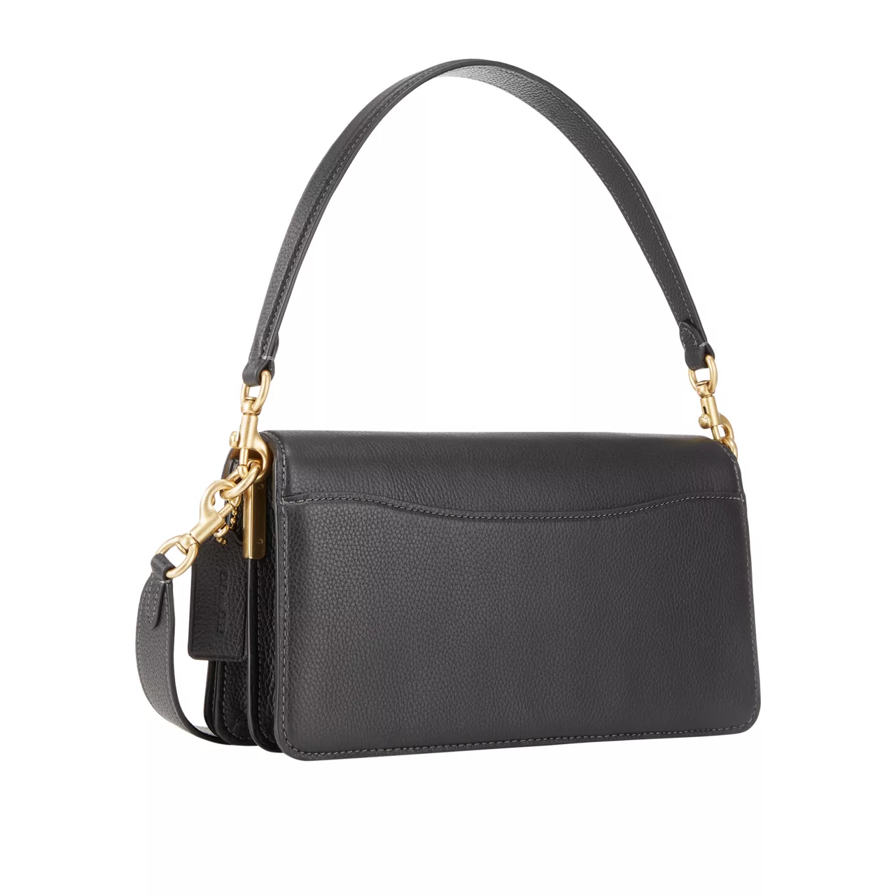 COACH Tabby 26 Leather Shoulder Bag - Black