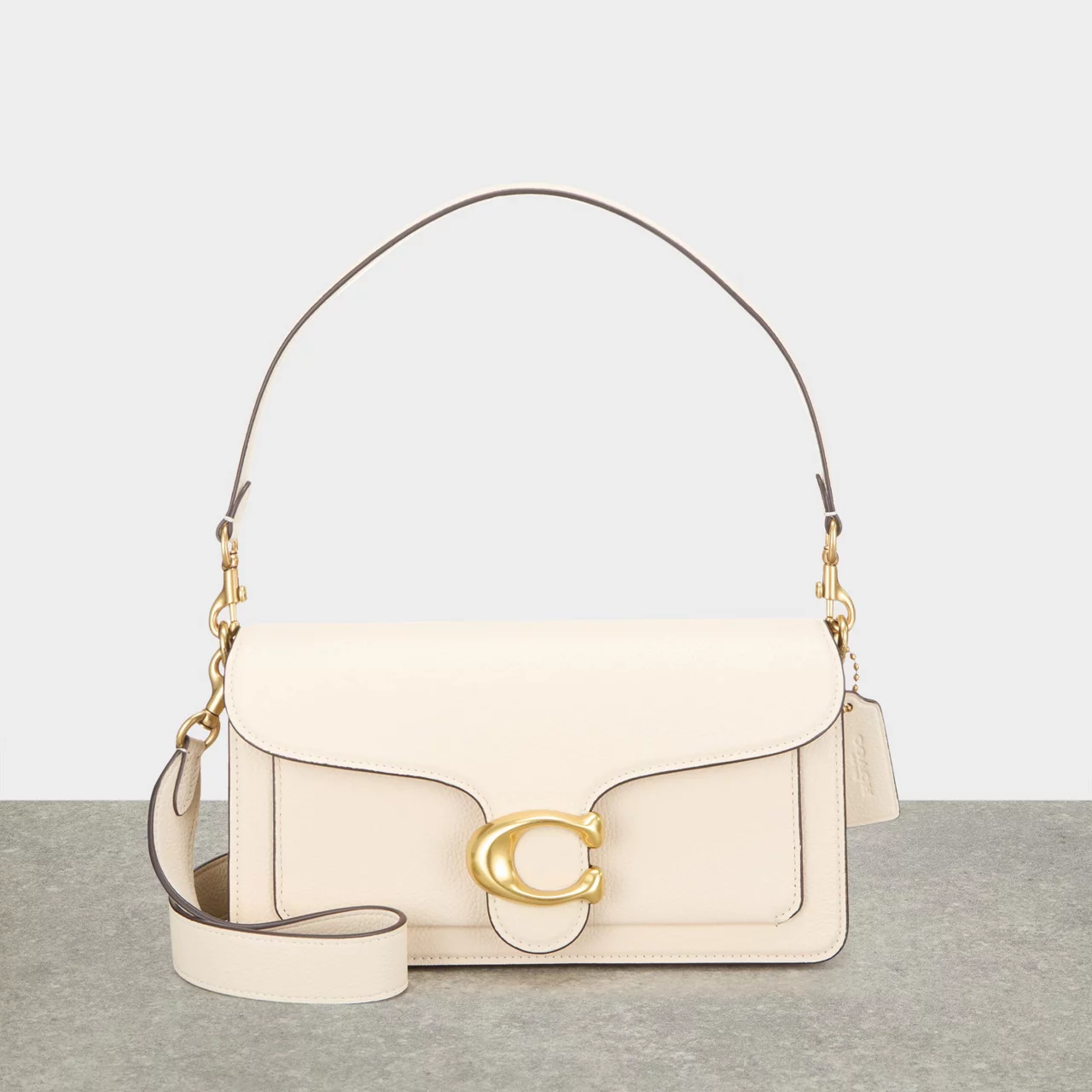 COACH Tabby 26 Shoulder Bag - Chalk