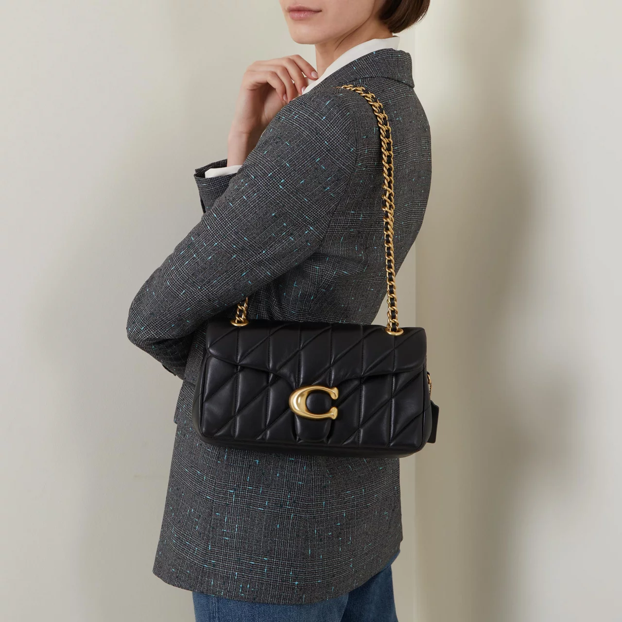 COACH Tabby Quilted 26 Shoulder Bag - Black